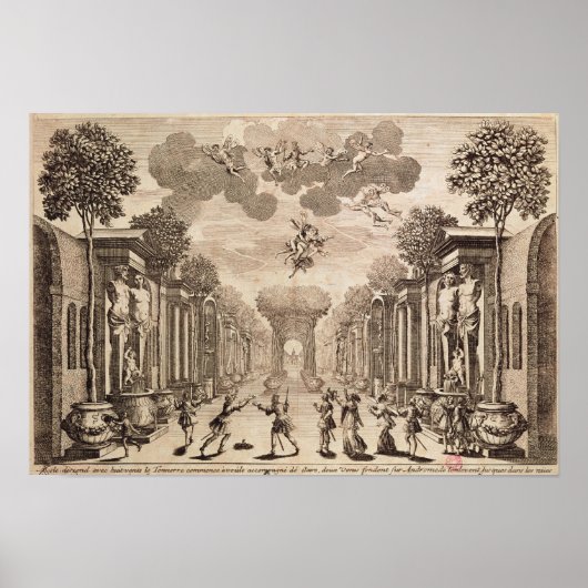 セットデザイン'Andromede' ポスター (正面)