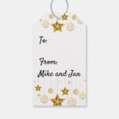 セットビクトリアンで販売されるエンジェルクリスマス ギフトタグ (裏面)