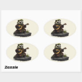 セットプレイヤー 楕円形シール (シート)