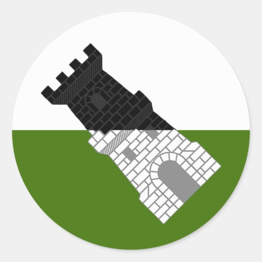 セットムアスワンプポピュレースバッジクラシックャーRo ラウンドシール (正面)