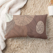 セット用モチャハイビスカスボタニカル調和 ランバークッション (ブランケット)