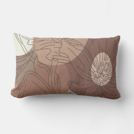 セット用モチャハイビスカスボタニカル調和 ランバークッション