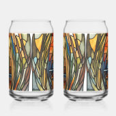 セット0f 2ステンドグラススタイルチーズ ガラス缶 (右)