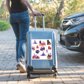 セット1ハロウィンカラフルカスタムカットビニール シール (スーツケースインサイチュ)