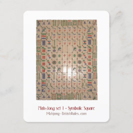 セット1 – シンボル正方形 – 説明カード 招待状