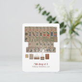 セット1 – 説明カード 招待状 (スタンド正面)