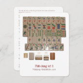 セット1 – 説明カード 招待状 (正面/裏面)