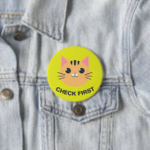 セット1 - Cat Pin - "Check First" 缶バッジ (インサイチュ)