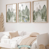 セット3山の子供部屋プリント