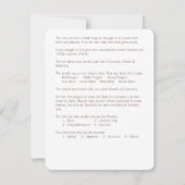 セット4 – 説明カード 招待状 (裏面)