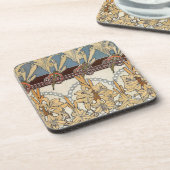 セット6つのアールヌーボーコースター コースター (左側)