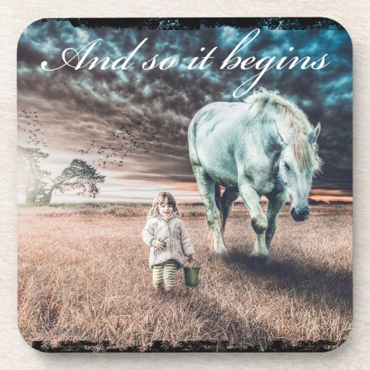 セット6コースター（馬を使用） コースター (正面)