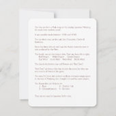 セット6 -説明カード 招待状 (裏面)