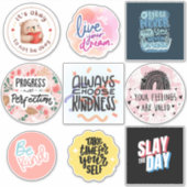 セット9セルフラブビニール シール (正面)