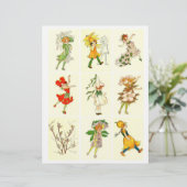 セット9 -ヴィンテージ花子コラージシート (スタンド正面)