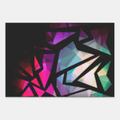 セット、グランジ紙、古い紙 ラッピングペーパーシート (正面)