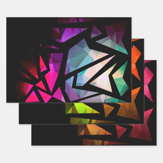 セット、グランジ紙、古い紙 ラッピングペーパーシート (セット)