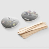 セット・ド・アバニコス・パロマス・コン・マリポサス ハンドファン (組立なし)