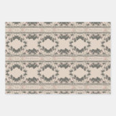 セットA、ハワイアンスタイルクリスマスラッピング紙 ラッピングペーパーシート (正面)