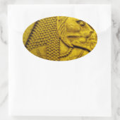 セッメット 楕円形シール (バッグ)