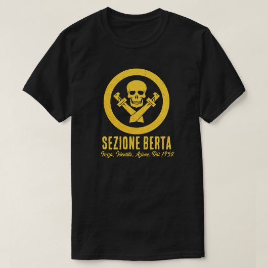セツィオーネ・ベルタ Tシャツ (デザイン正面)