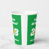 セテデセテンブロ独立記念日ブラジル国旗 紙コップ (左)