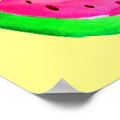 セディスイカのフルーツパポップ・アートのン絵画アートのポスター ポスター (角)