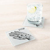 セデルの疫病を食べる ガラスコースター (アングル)