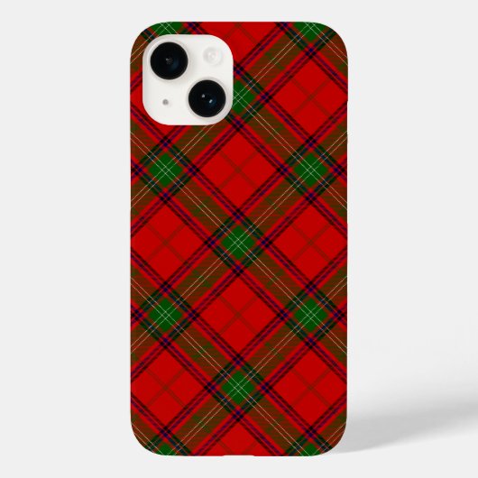 セトンタータンチェックレッドグリーンプレイド Case-Mate iPhoneケース (裏面)