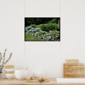 セドゥムシルバーズピンクロックガーデン ポスター (キッチン)