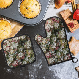 セドゥムスポツリフォリウムストネクロップ植物学 鍋つかみ&鍋敷きセット