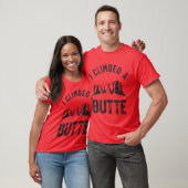 セドナおもしろいバケーションシャツ私はバター赤に登った Tシャツ (ユニセックス)