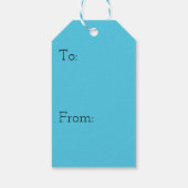 セドナとコーヒーポットの岩の上から ギフトタグ (裏面)