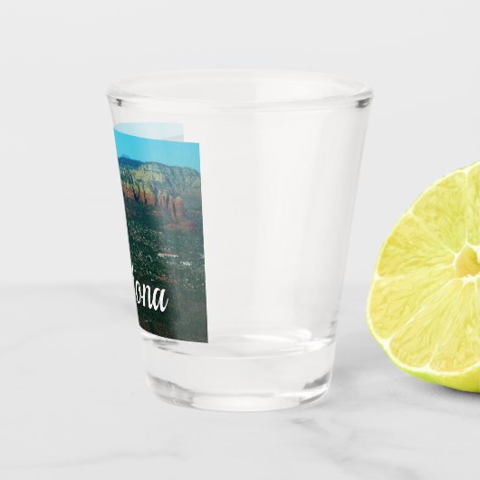 セドナとコーヒーポットの岩の上から ショットグラス (右)