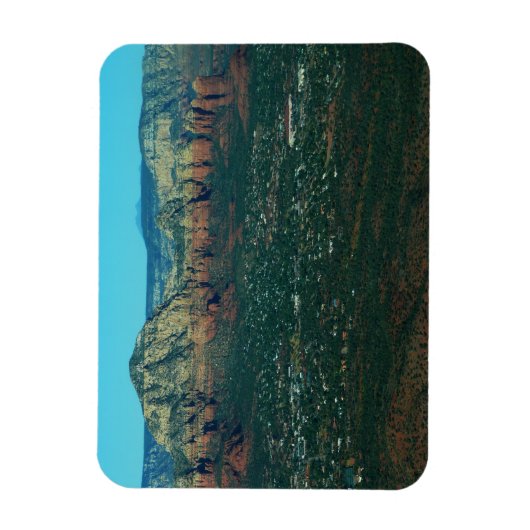 セドナとコーヒーポットの岩の上から マグネット (縦)