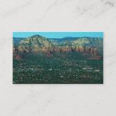 セドナとコーヒーポットの岩の上から 名刺 (裏面)