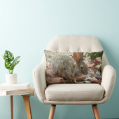 セドナの石のアクセントの装飾用クッションのベビーのバニー ランバークッション (椅子)