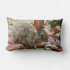 セドナの石のアクセントの装飾用クッションのベビーのバニー ランバークッション