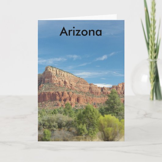 セドナの赤い岩 カード (正面)