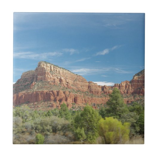 セドナの赤岩 タイル (正面)