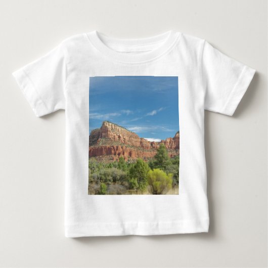 セドナの赤岩 ベビーTシャツ (正面)