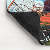 セドナの風光明媚な赤い岩 マウスパッド (コーナー)