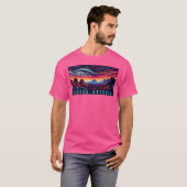 セドナアズハイキングアウトドアマウンテンセドナUsa Retr Tシャツ (正面フル)