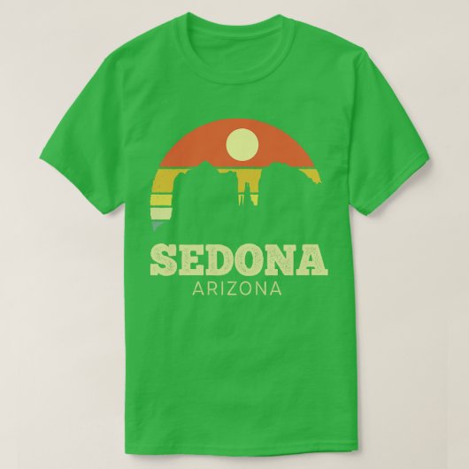 セドナアリソンヴィンテージサンセット Tシャツ (デザイン正面)