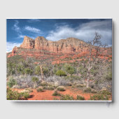 セドナアリゾナの赤い岩風景 ゲストブック (裏面)