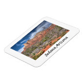 セドナアリゾナの赤い岩風景 マグネット (左側)