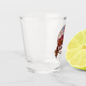 セドナアリゾナカラフルトラベルバッジ ショットグラス (左)