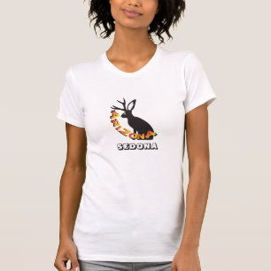 セドナアリゾナジャッカロープジャックウサギ Tシャツ