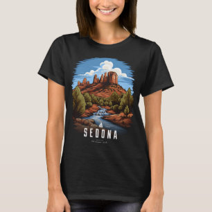 セドナアリゾナハイキングアウトドアズグランドキャニオン Tシャツ
