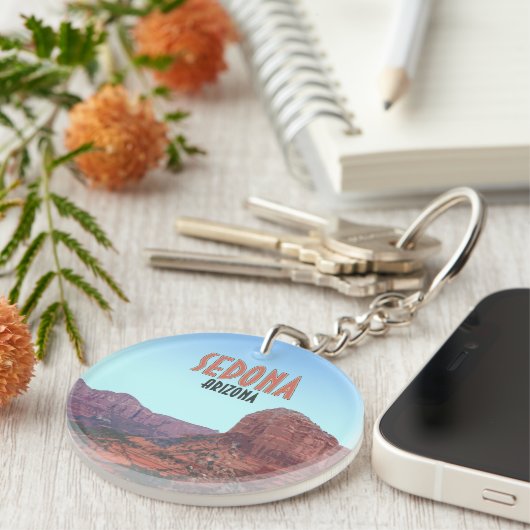 セドナアリゾナベルロックキャニオンヴィンテージ キーホルダー (正面右)